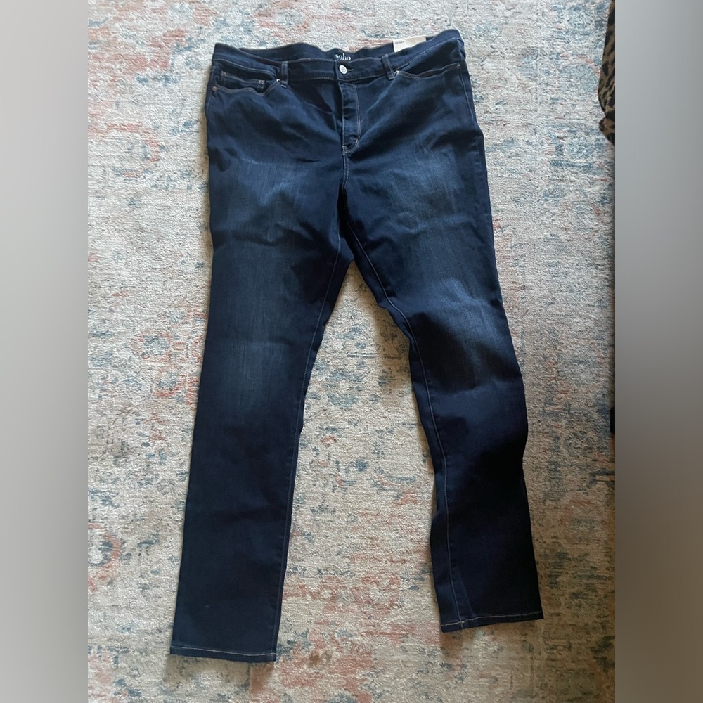 Skinny, stretch denim jeans
